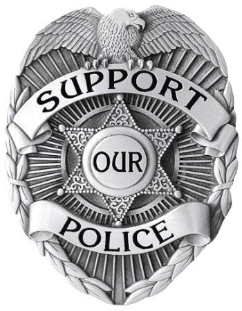 Support our police badge